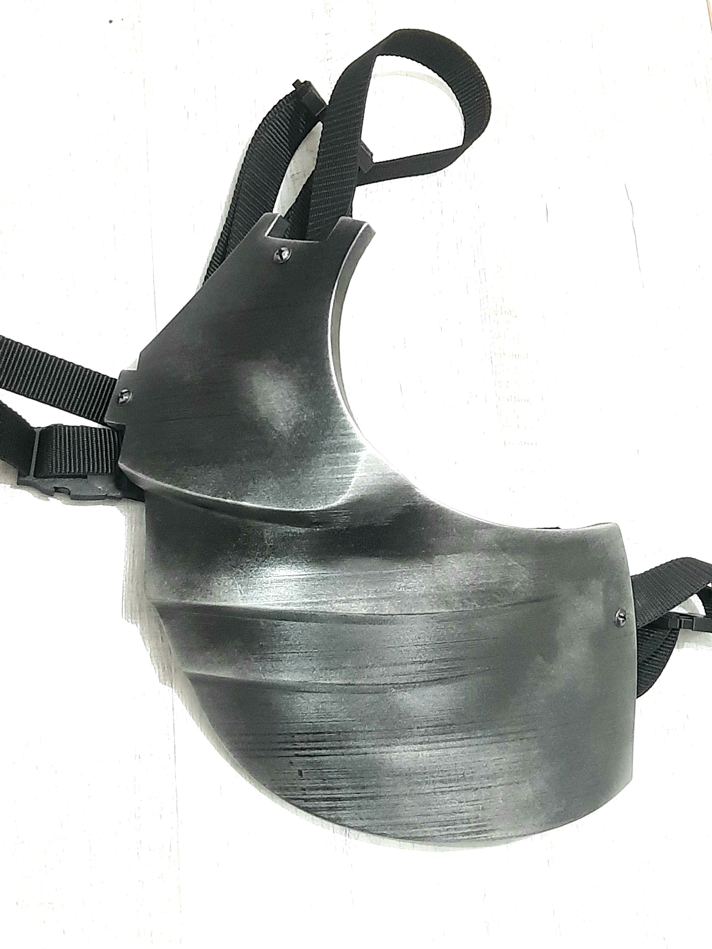Predator chest armor part painted 3d printed and with straps for predator costume piece of the armor