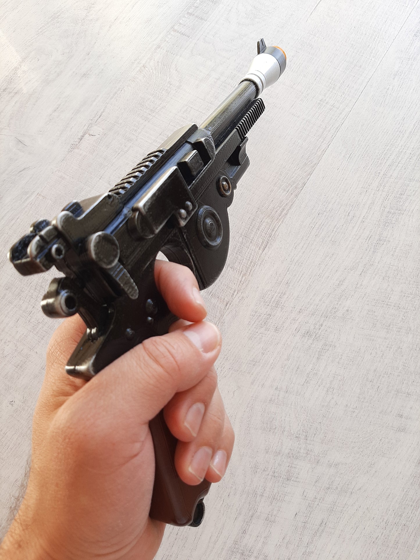 Mandalorian IB-94 Blaster/Pistol,Fully Finished Mandalorian Weapon replica 3d printed and painted toy Pistol,inspired from Star Wars Mando cosplay or disllay