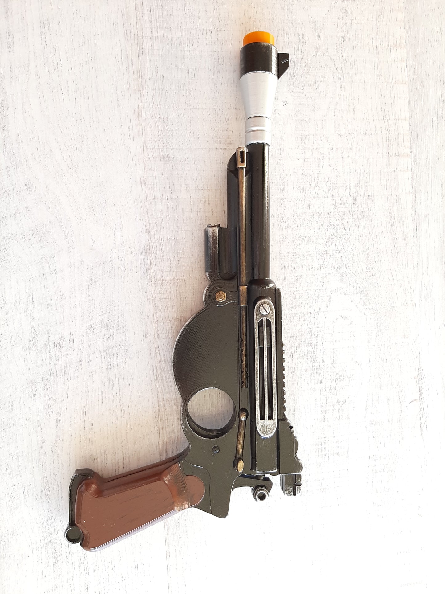 Mandalorian IB-94 Blaster/Pistol,Fully Finished Mandalorian Weapon replica 3d printed and painted toy Pistol,inspired from Star Wars Mando cosplay or disllay