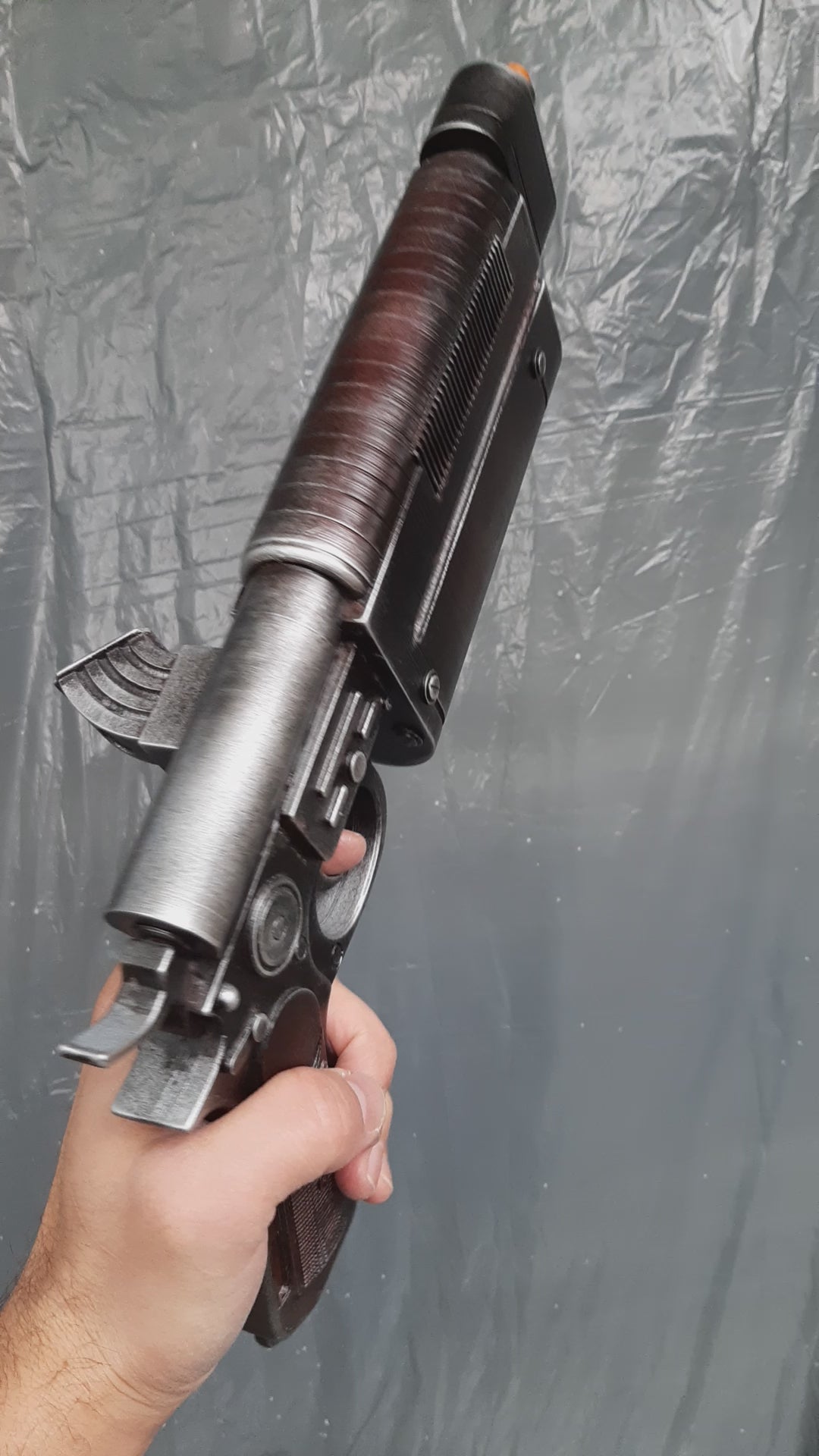 K16 bryar Pistol gun from star wars replica weapon blaster painted for cosplay video in use